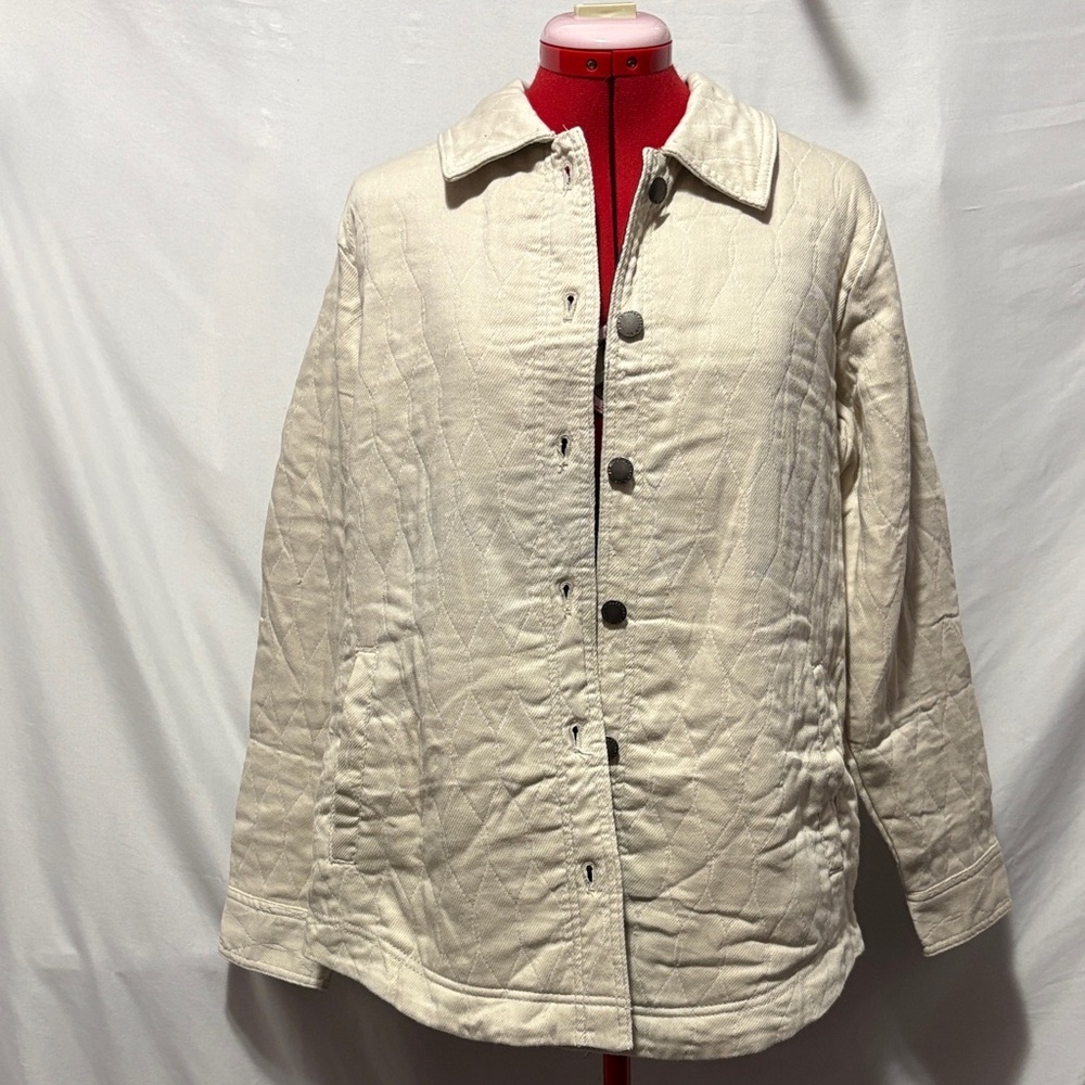 JACHS Girlfriend Cream Utility Jacket
